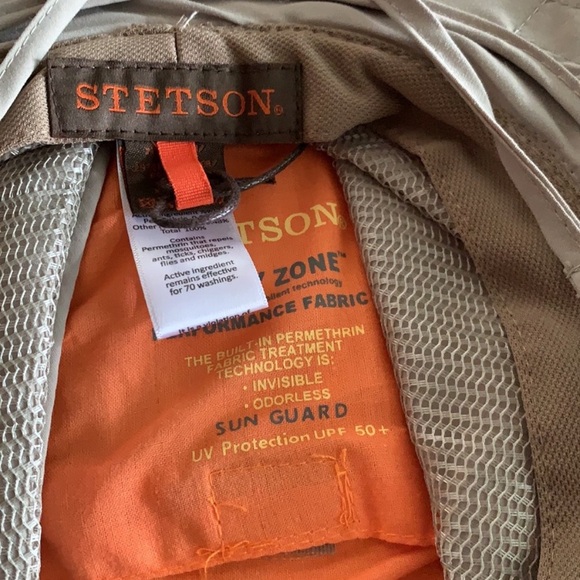 Stetson no fly zone performance hat sun guard new nwot - Picture 3 of 6